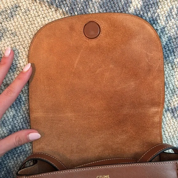 **AUTHENTIC** Celine Folco Cuir Triomphe in Smooth Calfskin - Picture 6 of 11